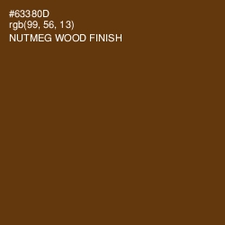 #63380D - Nutmeg Wood Finish Color Image